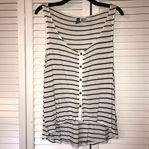 Button front tank from boutique